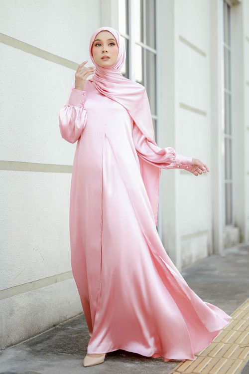 Hagia Abaya - Rose Pink